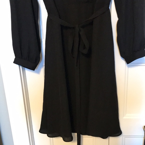 Banana Republic black wrap dress NWT - Picture 3 of 6